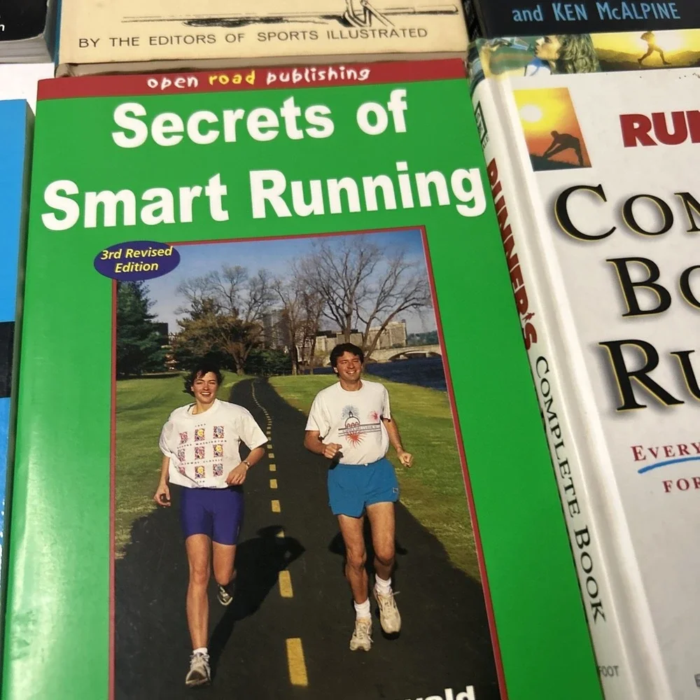 RARE Running Books- Lot Of 6 Vintage Books